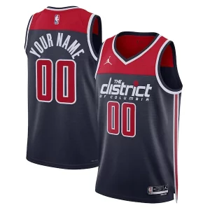 Premium Washington Wizards Jordan Brand Unisex 2022/23 Swingman Custom Jersey Statement Edition Navy