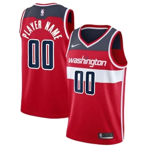 Premium Washington Wizards Nike 2020/21 Swingman Custom Jersey Icon Edition Red