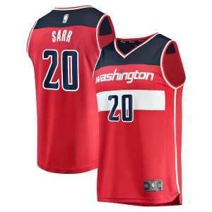 Stunning Alexandre Sarr Washington Wizards Youth Fast Break Replica Player Jersey Icon Edition Red