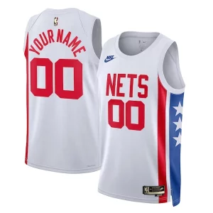 Stunning Brooklyn Nets Nike Unisex 2022/23 Custom Swingman Jersey Classic Edition White