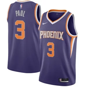 Stunning Chris Paul Phoenix Suns Nike 2020/21 Swingman Jersey Purple Icon Edition