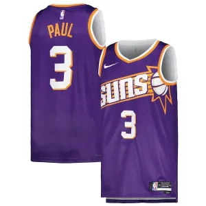 Stunning Chris Paul Phoenix Suns Nike Unisex Swingman Jersey Icon Edition Purple/White