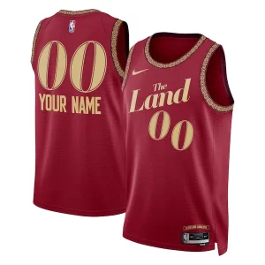 Stunning Cleveland Cavaliers Nike Unisex 2023/24 Custom Swingman Jersey Wine City Edition
