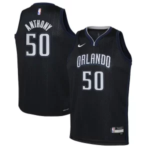 Stunning Cole Anthony Orlando Magic Nike Youth 2022/23 Swingman Jersey City Edition Black