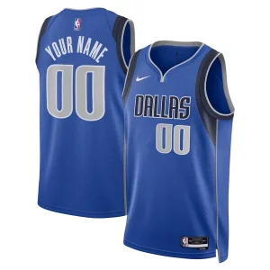 Stunning Dallas Mavericks Nike Unisex Swingman Custom Jersey Blue Icon Edition