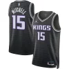 Stunning Davion Mitchell Sacramento Kings Jordan Brand Unisex Swingman Jersey Statement Edition Black