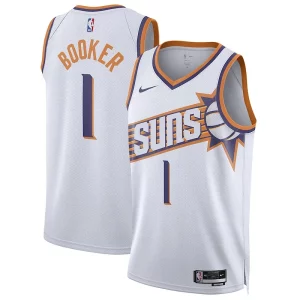 Stylish Devin Booker Phoenix Suns Nike Unisex Swingman Jersey Association Edition White