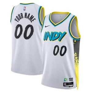Stunning Indiana Pacers Nike Unisex 2024/25 Custom Swingman Jersey City Edition White