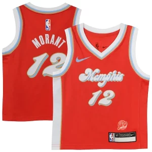 Amazing Ja Morant Memphis Grizzlies Nike Toddler 2024/25 Swingman Player Jersey City Edition Red