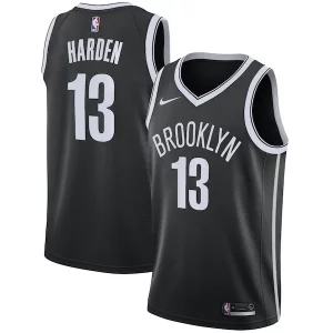 Stunning James Harden Brooklyn Nets Nike 2020/21 Swingman Jersey Black Icon Edition
