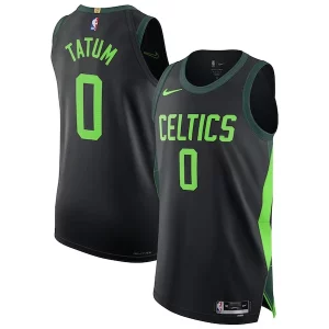 Stunning Jayson Tatum Boston Celtics Nike 2024/25 Authentic Player Jersey City Edition Black