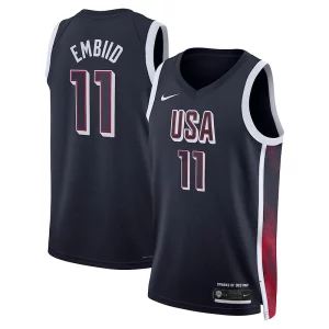 Gorgeous Joel Embiid Unisex Nike Men's USA Basketball 2024 Swingman Player Jersey Navy