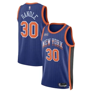 Stunning Julius Randle New York Knicks Nike Unisex 2023/24 Swingman Jersey Blue City Edition