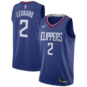 Stunning Kawhi Leonard LA Clippers Nike 2019/20 Swingman Jersey Blue Icon Edition