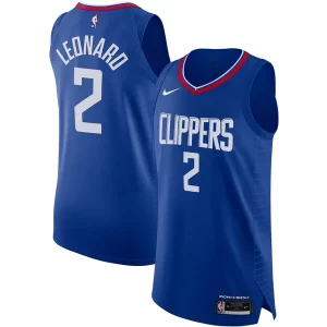 Stunning Kawhi Leonard LA Clippers Nike Authentic Jersey Association Edition Royal