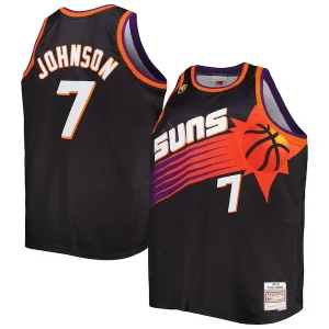 Stunning Kevin Johnson Phoenix Suns Big & Tall Hardwood Classics 1996/97 Swingman Jersey Black