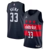 Stunning Kyle Kuzma Washington Wizards Jordan Brand Unisex 2024/25 Swingman Jersey Statement Edition Navy