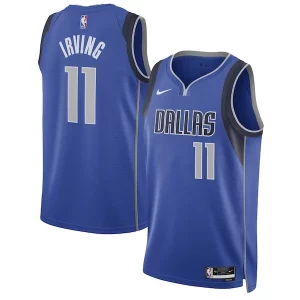 Stunning Kyrie Irving Dallas Mavericks Nike Unisex Swingman Jersey Icon Edition Blue