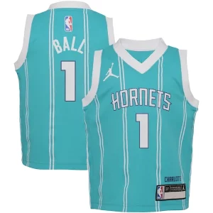 Stunning LaMelo Ball Charlotte Hornets Jordan Brand Toddler Swingman Player Jersey Icon Edition Teal