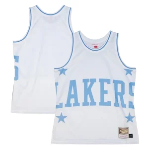 Stunning Los Angeles Lakers Hardwood Classics Blown Out Fashion Jersey White