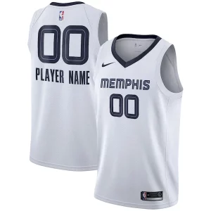 Stunning Memphis Grizzlies Nike 2020/21 Swingman Custom Jersey Association Edition White