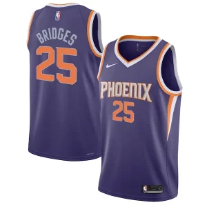 Stunning Mikal Bridges Phoenix Suns Nike Youth Swingman Jersey Icon Edition Purple/White