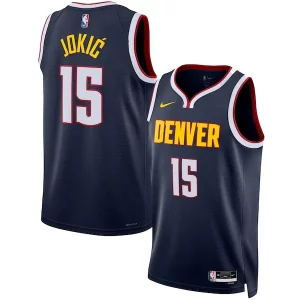 Stunning Nikola Jokic Denver Nuggets Nike Unisex Swingman Jersey Icon Edition Navy