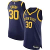 Stunning Stephen Curry Golden State Warriors Jordan Brand Authentic Player Jersey Statement Edition Royal