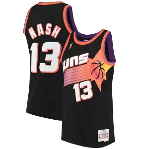 Stunning Steve Nash Phoenix Suns 1996/97 Hardwood Classics Swingman Jersey Black