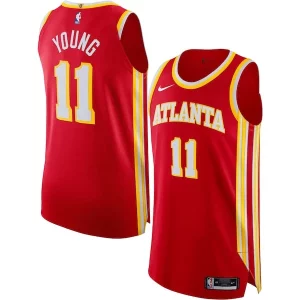 Stunning Trae Young Atlanta Hawks Nike Authentic Jersey Association Edition Red