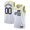 Stunning Utah Jazz Nike Unisex Swingman Custom Jersey White Association Edition