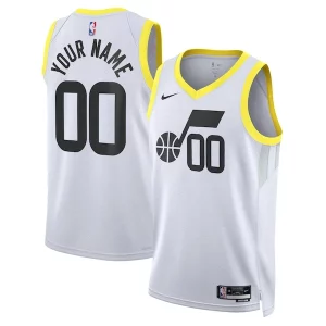 Stunning Utah Jazz Nike Unisex Swingman Custom Jersey White Association Edition