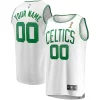 Stylish Boston Celtics 2024 NBA Finals Champions Custom Fast Break Jersey White Association Edition