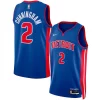 Stylish Cade Cunningham Detroit Pistons Nike Unisex Swingman Jersey Icon Edition Blue/White
