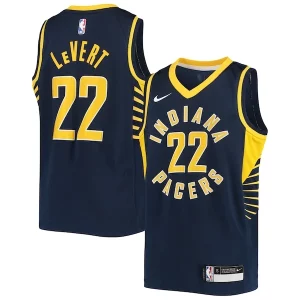 Stylish Caris LeVert Indiana Pacers Nike Youth Swingman Jersey Icon Edition Navy