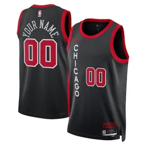 Stylish Chicago Bulls Nike Unisex 2023/24 Custom Swingman Jersey Black City Edition