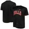 Stylish Chicago Bulls Profile Big & Tall Pop Jersey Black