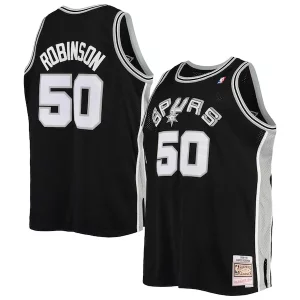 Stylish David Robinson San Antonio Spurs 1998/99 Big & Tall Hardwood Classics Swingman Jersey Black