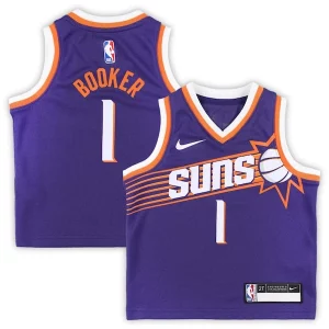 Stylish Devin Booker Phoenix Suns Nike Toddler Swingman Player Jersey Icon Edition Purple