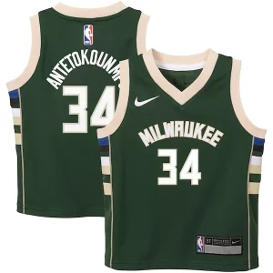 Stylish Giannis Antetokounmpo Milwaukee Bucks Nike Toddler Swingman Player Jersey Icon Edition Green