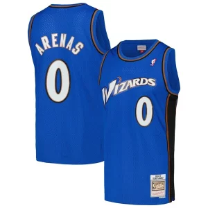 Stylish Gilbert Arenas Washington Wizards 2004/05 Hardwood Classics Swingman Jersey Blue