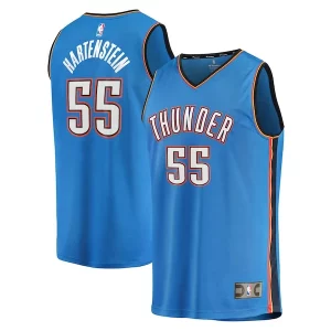 Impressive Isaiah Hartenstein Oklahoma City Thunder Youth Fast Break Replica Player Jersey Icon Edition Blue
