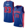 Stylish Jaden Ivey Detroit Pistons Nike Unisex 2022 NBA Draft First Round Pick Swingman Jersey Icon Edition Blue