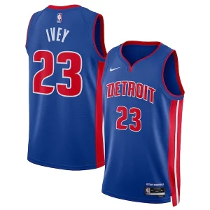 Stylish Jaden Ivey Detroit Pistons Nike Unisex 2022 NBA Draft First Round Pick Swingman Jersey Icon Edition Blue