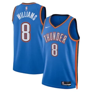 Stylish Jalen Williams Oklahoma City Thunder Nike Unisex Swingman Replica Jersey Icon Edition Blue