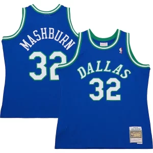Stylish Jamal Mashburn Dallas Mavericks 2001/02 Hardwood Classics Swingman Jersey Blue