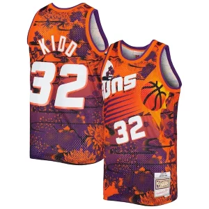 Stylish Jason Kidd Phoenix Suns 1999/00 Hardwood Classics Lunar New Year Swingman Jersey Orange