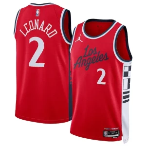 Stylish Kawhi Leonard LA Clippers Jordan Brand Unisex 2024/25 Swingman Jersey Statement Edition Red