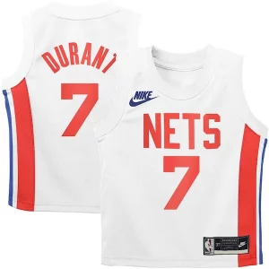 Stylish Kevin Durant Brooklyn Nets Nike Preschool 2022/23 Swingman Jersey White Classic Edition