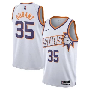 Stylish Kevin Durant Phoenix Suns Nike Unisex Swingman Jersey Association Edition White/Purple